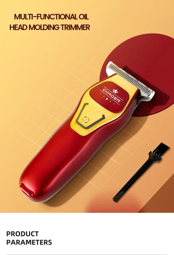 Powerful Professional Hair Trimmer Men 0 MM T Blade Electric Clipper Rechargeable Barber Haircut Machine Beard Trimmer Shaver - Image 13