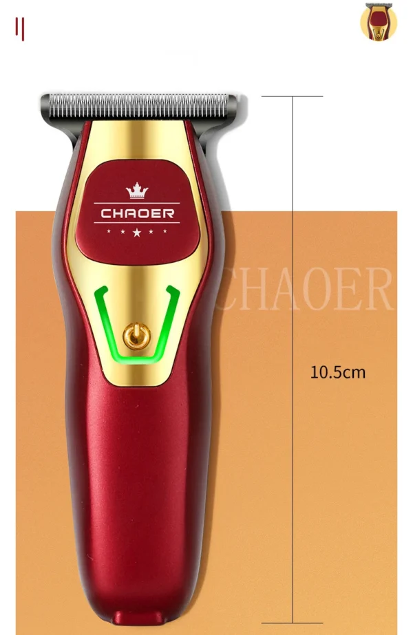 Powerful Professional Hair Trimmer Men 0 MM T Blade Electric Clipper Rechargeable Barber Haircut Machine Beard Trimmer Shaver - Image 14