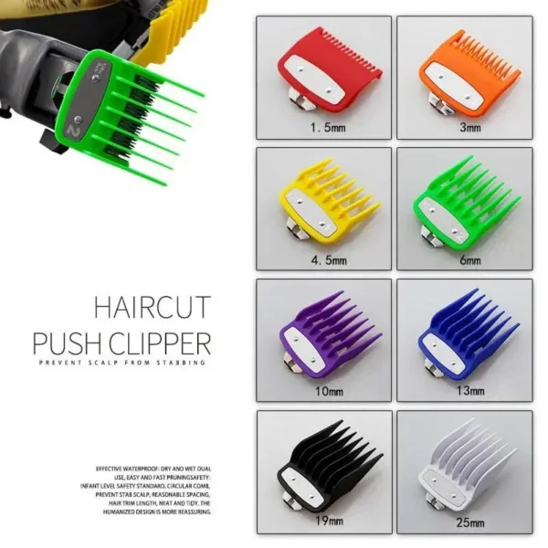 8pcs/set Professional Barber Hair Clipper Guide Combs For Wahl Trimmer Attachment Hair Cutting Limited Comb Salon Haircut Tools - Image 5