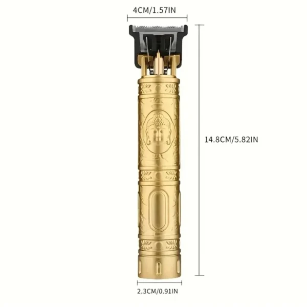 Vintage USB Charging Electric Hair Trimmer Portable Barber Clipper Professional Haircut Machine for Men - Boyfriend Gift - Image 21