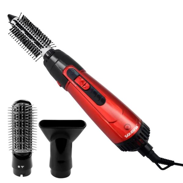 Solimpia 3-Head Hot Air Brush Hair Dryer Strong Wind Electric Straightener Curler Roller Comb Blower Styling Tool for Woman 800W - Image 7
