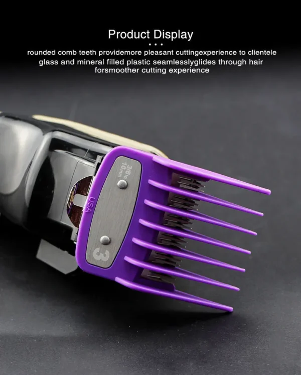 8pcs/set Professional Barber Hair Clipper Guide Combs For Wahl Trimmer Attachment Hair Cutting Limited Comb Salon Haircut Tools - Image 27