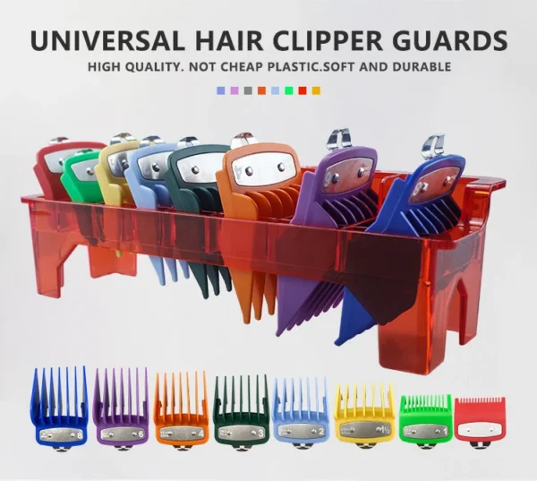 8pcs/set Professional Barber Hair Clipper Guide Combs For Wahl Trimmer Attachment Hair Cutting Limited Comb Salon Haircut Tools - Image 22