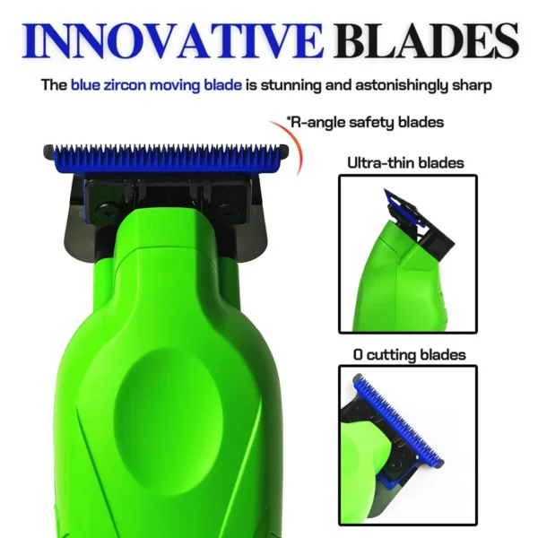 Professional Electric Hair Trimmer BRD 9615 DLC and Blue Ceramic Blade Barber Shop Hair Clipper NG 7982 Electric Shaver 9000RPM - Image 3
