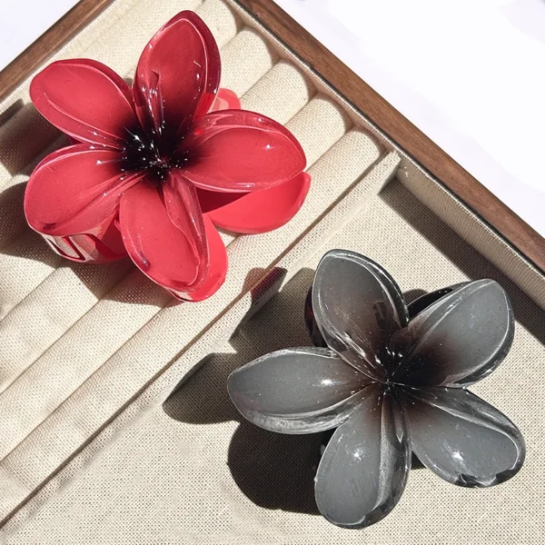 1/2/3 Pcs Hawaiian Gradient Flower Hair Claw Clip Women Fashion Large Hair Clip Girls Hairpin Barrettes Bohemia Hair Accessories - Image 7