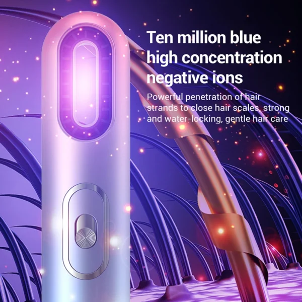 Portable 2-in-1 Hair Dryers Curling Comb Hairbrush Styling Tools Hair Dryers And Volumizer Blower Straightener Hand Hair Dryer - Image 12