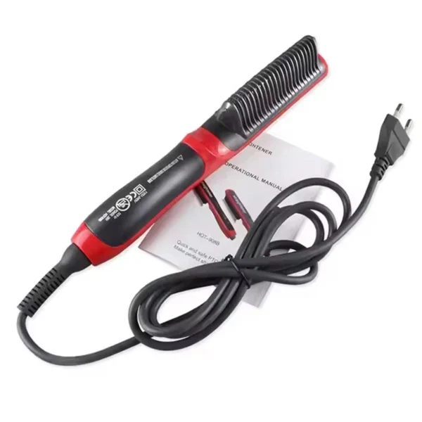 Multifunctional Hair Straightener Professional Quick Heated Electric Hot Comb Curler Hairstyle Brush Curling Iron Stying Tool - Image 4