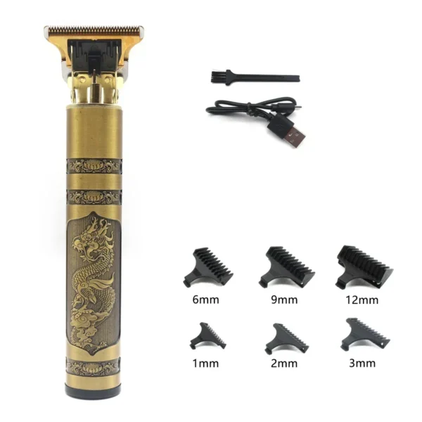 Professional T9 Hair Trimmer Machine Metal Body Beard Trimmer for Men Stainless Steel Blade Hair Clipper Beard Trimmer - Image 8