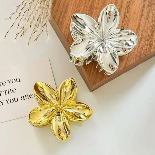 Korean Hawaiian Gradient Flower Hair Claw Clip For Women Girl Fashion Plastic Non Slip Hold Hairpin Barrette Hair Accessories - Image 42