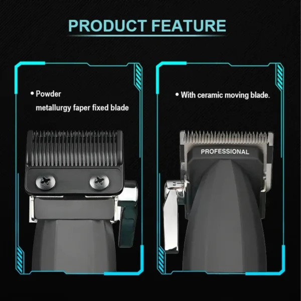 VGR Hair Clipper Professional Hair Cut Machine Face Shaver Barber Clippers Beard Trimmer Metal Trimmer for Men V-003 V-906 V-308 - Image 4