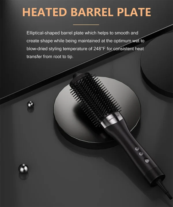 TINSOL New 3-in-1 hot air comb hair straightener curling iron constant temperature hair care lasting styling air anion comb - Image 12