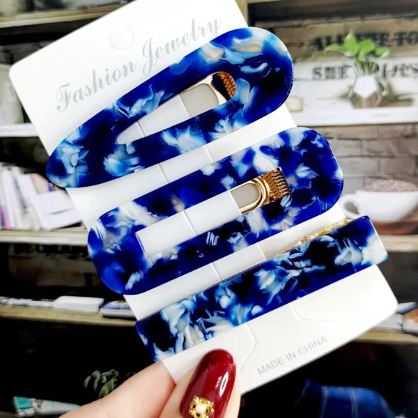 2/3pcs Hair Clip Set Acetate Hairpin Women Hair Accessories Jewelry Korean Femme Barrettes Hairgrip For Woman Girls Headwear - Image 69