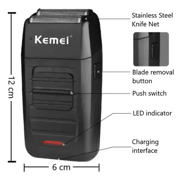 Kemei Hair Clipper Kit KM-2296 KM-2299 KM-1102 Men's Electric Hair Trimmer Machine Professional Hair Cutting Machine Clipper - Image 25
