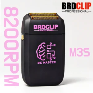 BRDCLIP M3S Professional hair trimmer Electric shaver 8200RPM rotating moter Barber shop machine Hair clipper  Beard trimmer