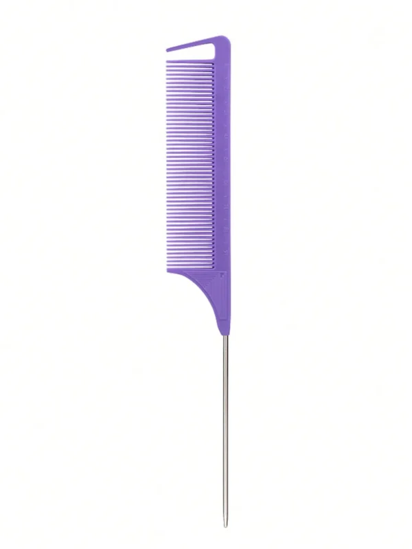 stainless steel pointed tail hair professional hair comb hair brush salon hair styling tool hair comb Special for real hair wigs - Image 7
