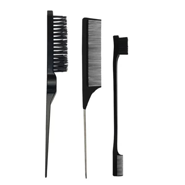 3pcs/lot Double Sided Edge Control Hair Comb Hair Styling Hair Brush Accessories New Brush Comb Styling Partition Comb - Image 11