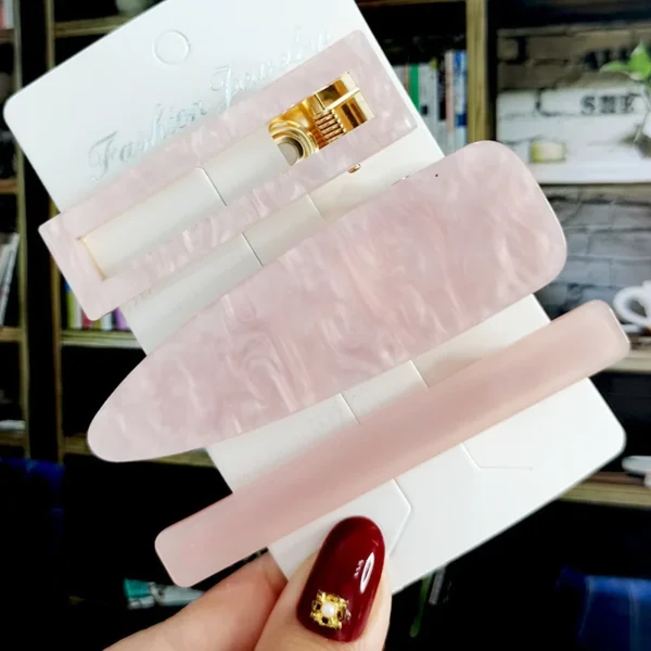 2/3pcs Hair Clip Set Acetate Hairpin Women Hair Accessories Jewelry Korean Femme Barrettes Hairgrip For Woman Girls Headwear - Image 61