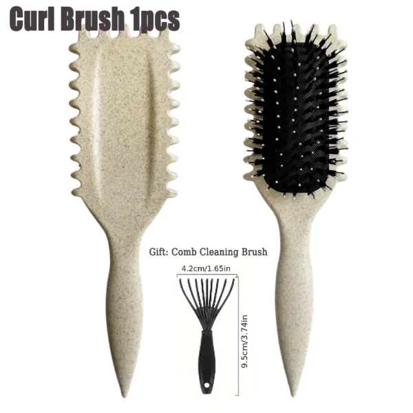 Curl Define Styling Brush brosse cheveux femme Detangling Hair Brush Tangled Hair Comb Shaping Defining Curl Barber Styling Tool - Image 23