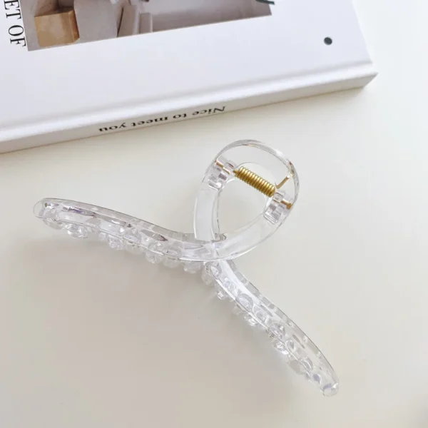 Women Hair Claw Clips Korea Coffee Beige Acrylic Large Hair Claw Hairpin Geometric Barrettes Crab Girl Headwear Hair Accessories - Image 23