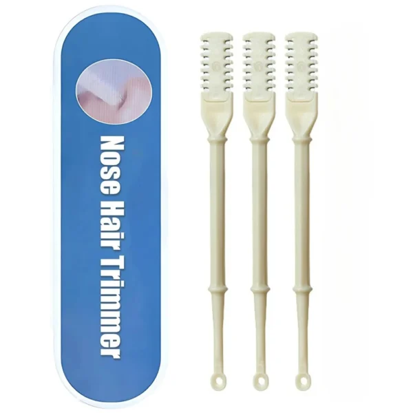 3pcs Double Nose Hair Scissors Nose Hair Trimmer Manual Nose Hair Removal Tool Double-sided Blade Hair Removal Accessories - Image 11