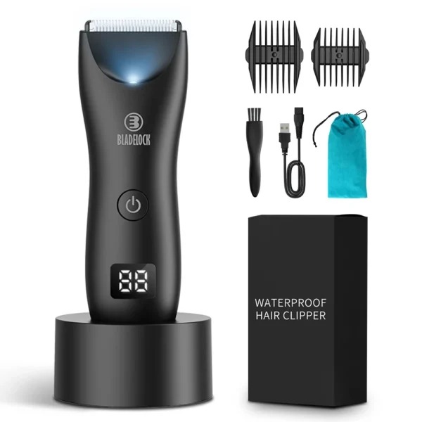 Professional Groin Body Hair Trimmer Ball Shaver for Men Body Grooming Clipper Rechargeable Ceramic Trimmer Bikini Epilator - Image 7