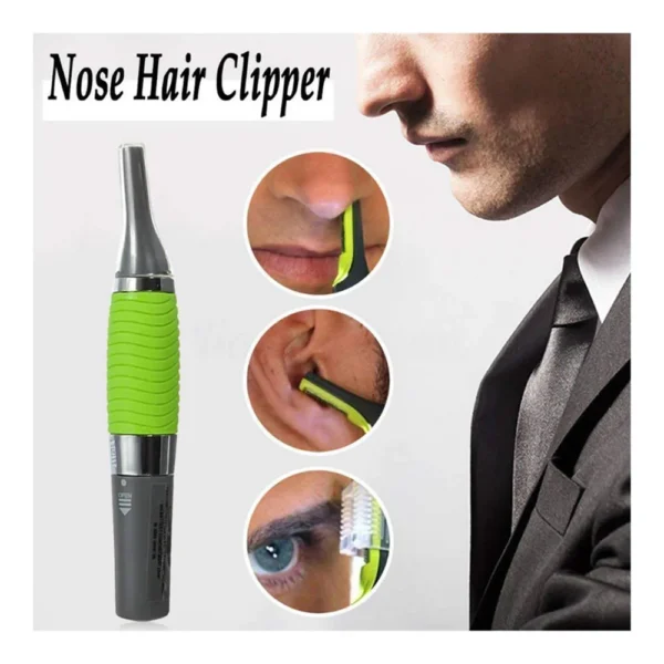 Male Nose Hair Trimmer 2in1 Facial Epilator - Rechargeable, Waterproof, Portable - Nose Hair, Ear Hair, Eyebrow Hair Chin Hair - Image 12