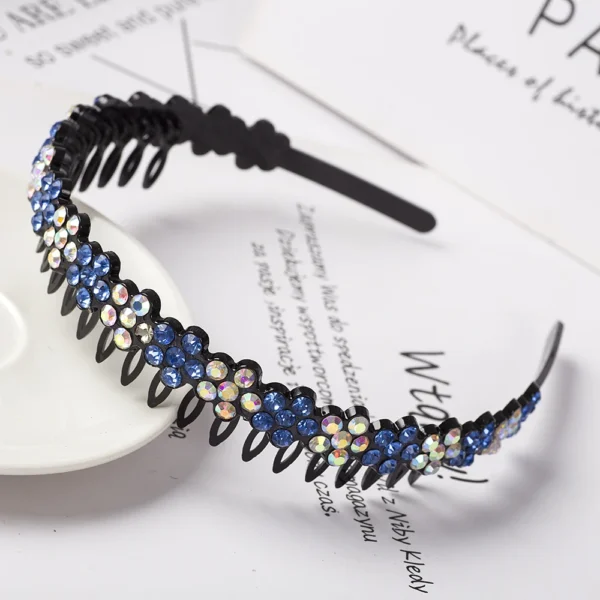 Fashion Pearl Non-Slip Rhinestone Hairbands Elastic Flower Women Hair Hoop Bands Headband Bezel Girls Hair Accessories Headdress - Image 22