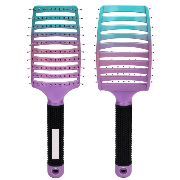 Barber Hair Brush Scalp Massage Comb Women Nylon Pig Sideburns Wet Curly Hair Brush Hairy Big Bend CombStyling Tools ﻿ ﻿ - Image 7