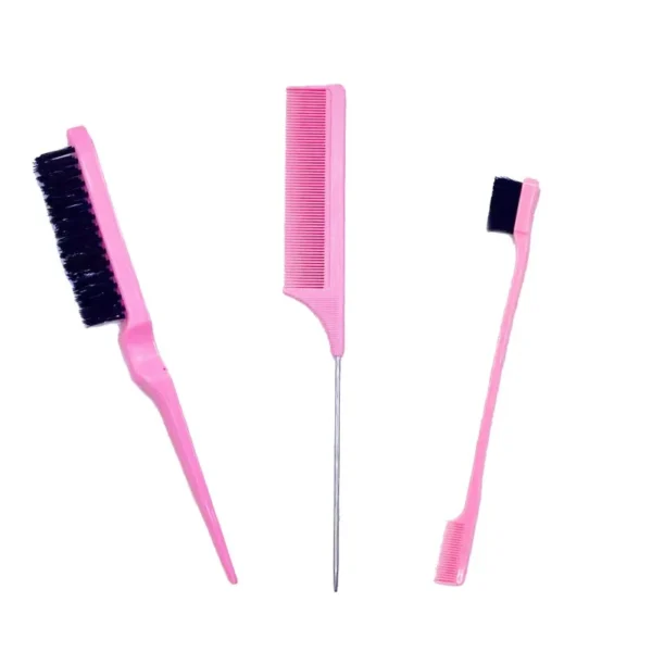 3pcs/lot Double Sided Edge Control Hair Comb Hair Styling Hair Brush Accessories New Brush Comb Styling Partition Comb - Image 6