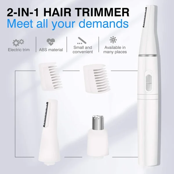 Multifunctional Electric Nose Trimmer Nose Hair Cut Clipper Eyebrow Trimer For Men Women Beauty Tool Safe Lasting Face Care Tool - Image 3