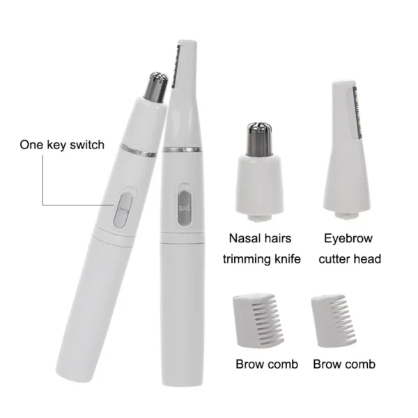 Multifunctional Electric Nose Trimmer Nose Hair Cut Clipper Eyebrow Trimer For Men Women Beauty Tool Safe Lasting Face Care Tool - Image 2