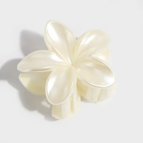 Korean Hawaiian Gradient Flower Hair Claw Clip For Women Girl Fashion Plastic Non Slip Hold Hairpin Barrette Hair Accessories - Image 34