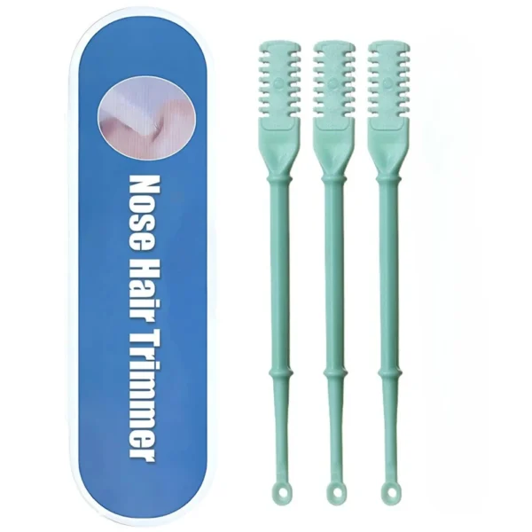 3pcs Double Nose Hair Scissors Nose Hair Trimmer Manual Nose Hair Removal Tool Double-sided Blade Hair Removal Accessories - Image 10