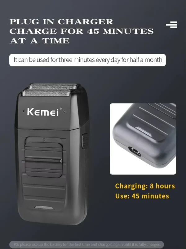 Kemei Hair Clipper Kit for Men, Electric Shaver, Hair Trimmer, Professional Cutting Machine, KM-2290, KM-2293, KM-1102 - Image 40