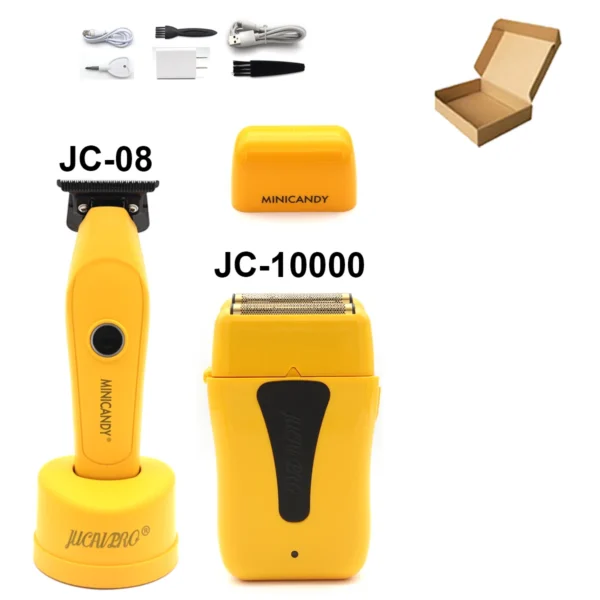 JUCAI MINICANDY JC-08 Professional Men's Hair Clipper DLC Blade Brushless Motor with Base Charger Hair Trimmer Finishing Machine - Image 17