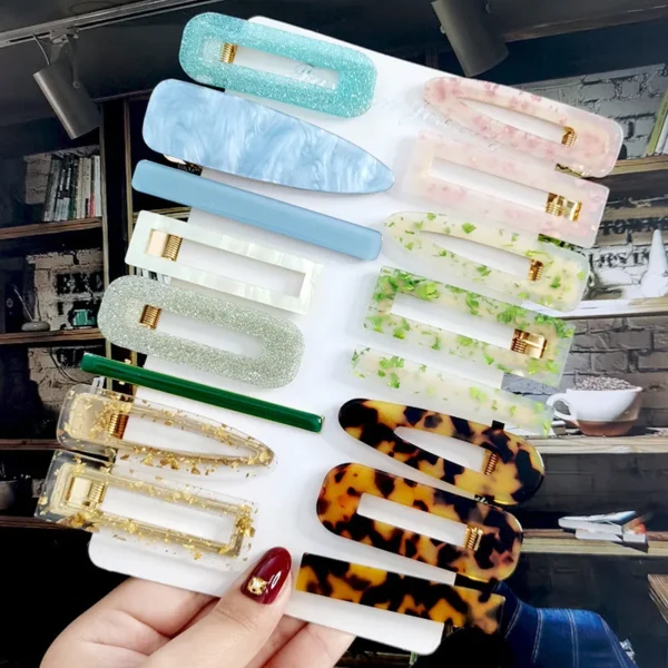 2/3pcs Hair Clip Set Acetate Hairpin Women Hair Accessories Jewelry Korean Femme Barrettes Hairgrip For Woman Girls Headwear - Image 57