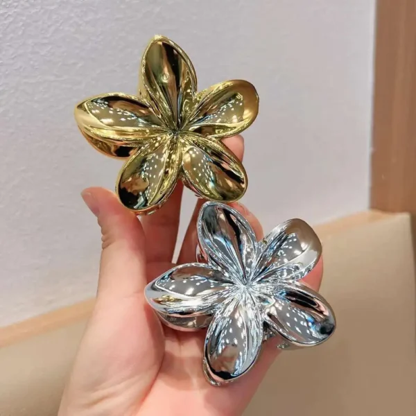 Korean Hawaiian Gradient Flower Hair Claw Clip For Women Girl Fashion Plastic Non Slip Hold Hairpin Barrette Hair Accessories - Image 40