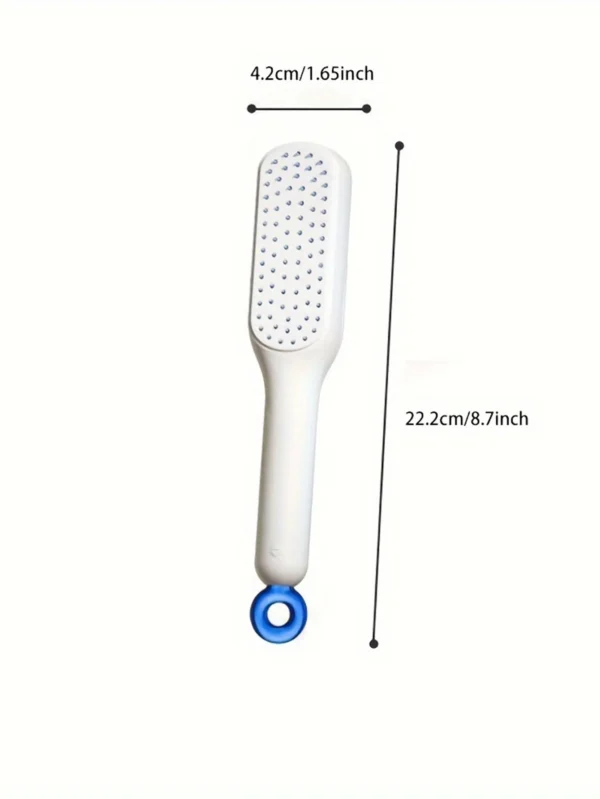 1pc Self-cleaning Hair Comb Anti Static Retractable One-pull Massage Brush Rotating Lifting Hairbrush Safety Airbag Combs Barber - Image 7