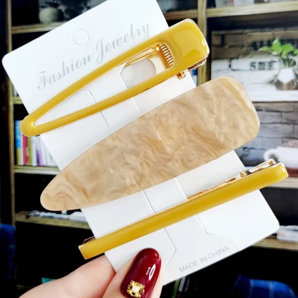 2/3pcs Hair Clip Set Acetate Hairpin Women Hair Accessories Jewelry Korean Femme Barrettes Hairgrip For Woman Girls Headwear - Image 12