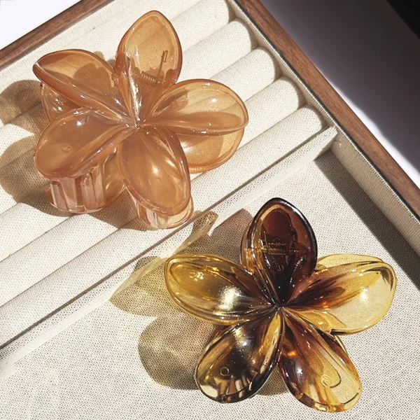 1/2/3 Pcs Hawaiian Gradient Flower Hair Claw Clip Women Fashion Large Hair Clip Girls Hairpin Barrettes Bohemia Hair Accessories - Image 39