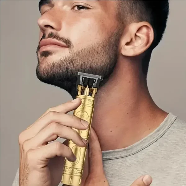 Vintage USB Charging Electric Hair Trimmer Portable Barber Clipper Professional Haircut Machine for Men - Boyfriend Gift - Image 22