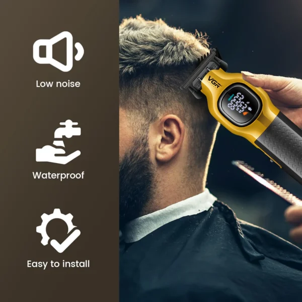 VGR Beard Trimmer Kit 886T Man Hair Clippers Set Vgr 340 Haircut Machine Rechargeables Full Set 37 - Image 6