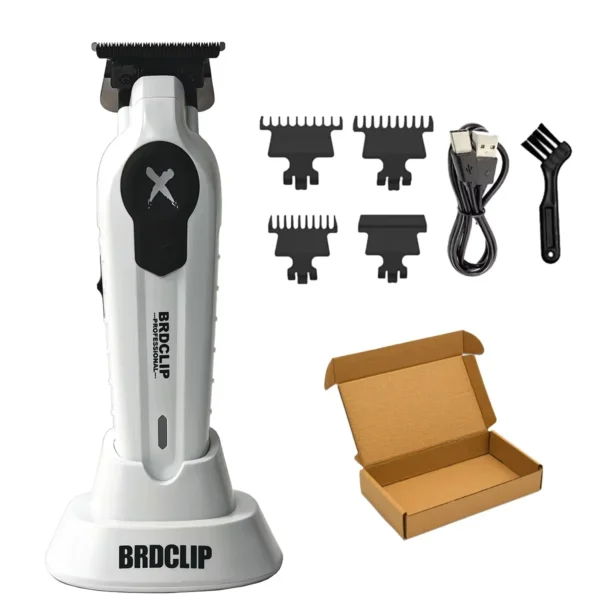 New 2025 BRDCLIP FA1T Green Professional Hair Trimmer Barber Carving Gradient Finish Machine Electric Clipper with Charger Stand - Image 9