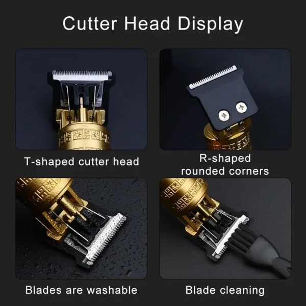 Professional Hair Cutting Machine Wireless Electric Hair Clipper Beard Shaver Men Hair Trimmer Barber For Men Haircut Style - Image 4