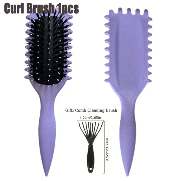 Curl Define Styling Brush brosse cheveux femme Detangling Hair Brush Tangled Hair Comb Shaping Defining Curl Barber Styling Tool - Image 18