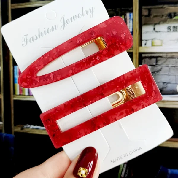 2/3pcs Hair Clip Set Acetate Hairpin Women Hair Accessories Jewelry Korean Femme Barrettes Hairgrip For Woman Girls Headwear - Image 38