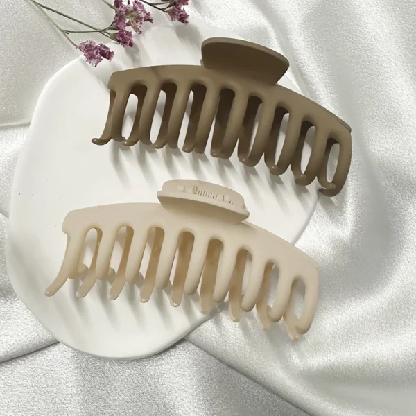 Women Hair Claw Clips Korea Coffee Beige Acrylic Large Hair Claw Hairpin Geometric Barrettes Crab Girl Headwear Hair Accessories - Image 53