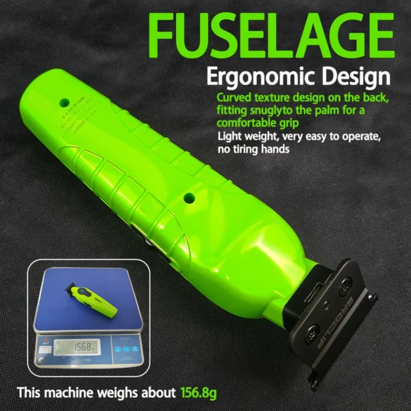 New 2025 BRDCLIP FA1T Green Professional Hair Trimmer Barber Carving Gradient Finish Machine Electric Clipper with Charger Stand - Image 4