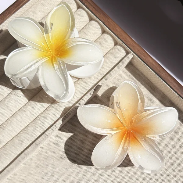 1/2/3 Pcs Hawaiian Gradient Flower Hair Claw Clip Women Fashion Large Hair Clip Girls Hairpin Barrettes Bohemia Hair Accessories - Image 11