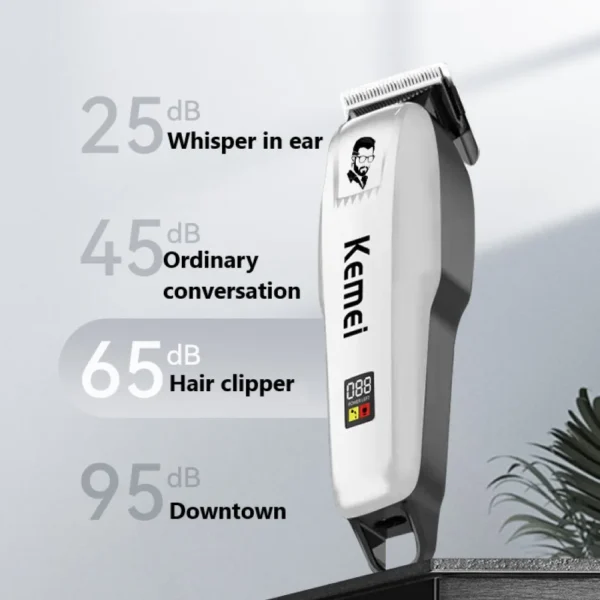 Kemei Professional Hair Clipper Rechargeable Hair Trimmer For Men Shaver Hair Cutting Machine Barber Accessories Cut Machin - Image 5